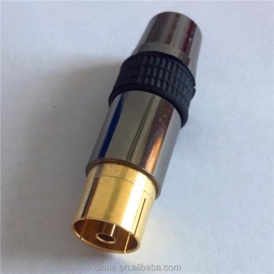 China Used for Solderless TV Jack PAL Female Connector High Quality Coaxial Cable for sale