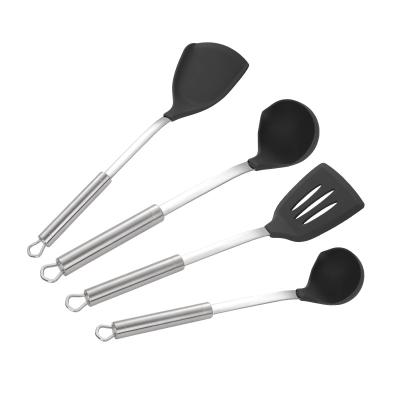 China Viable hot sale kitchen utensils kitchenware set silicone suit kitchen accessories set for sale