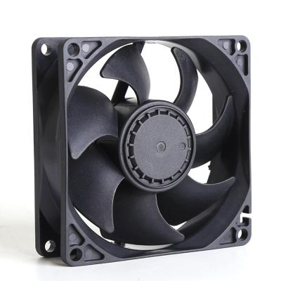 China Computer Heatsink 12 Volt DC Fan Speed ​​Control 12v 8025 Brushless DC Fan Fan 8x8 24v for sale