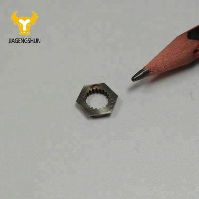 China Aluminum Customized Metal Parts Auto CNC Machining Hollow Hex Nut for sale