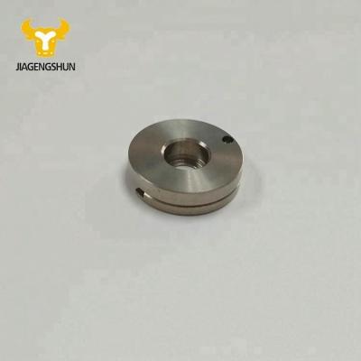 China Aluminum Custom Joint With Center Hole CNC Turn Turning Parts for sale