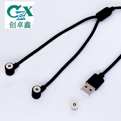 China PCB high quality charger 1pin pogo adapter magnetic power cable connector for sale