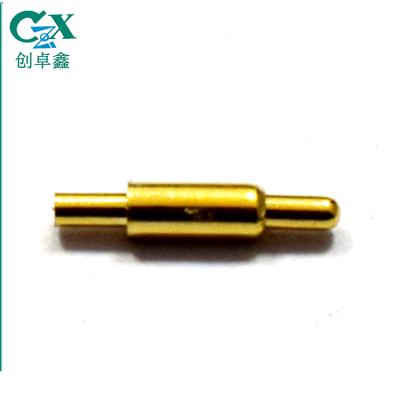 China 1A Power DIP High Quality Brass T Pogo Spring Pinhe Gold Plated for sale