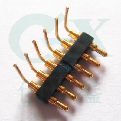 China Right Angle PCB Connector Pogo Pin Bent Pin Pogo Spring Pin for sale