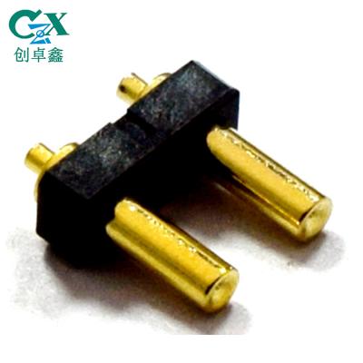 China Waterproof PCB SMT Connector Battery Contact 2pin Female Terminal Pogo Male Connector for sale