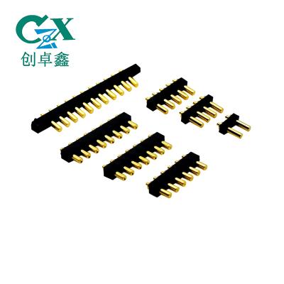 China PCB 4pin pogo pin connector female waterproof pogo pin 4pin male connector for sale