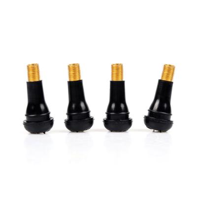 China Automotive Parts 2021 Custom Snap On Type Vacuum Valve Rubber Tire Valve TR413 TR414 For Car for sale