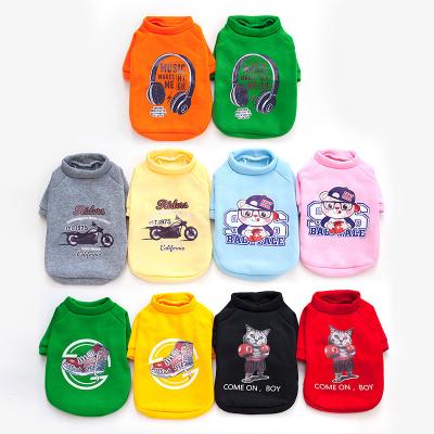 China Viable Manufacturers Lead Wholesale Cute New Spring And Summer Cartoon Dog Vest Pet Clothes for sale