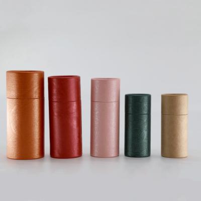 China Wholesale Custom Recyclable Black Cardboard Round Tube Cylinder Packing Box Newspaper Distribution Tour Box Round Tube Box for sale