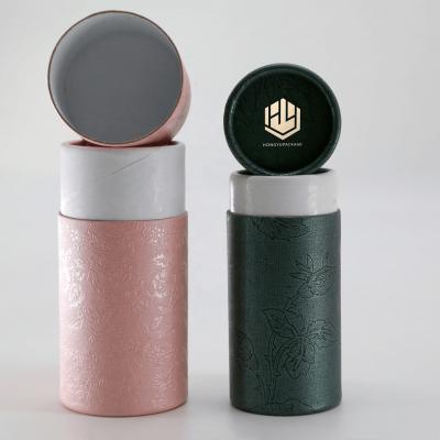 China Recyclable specialize production customizable box round perfume box paper tube package box for sale