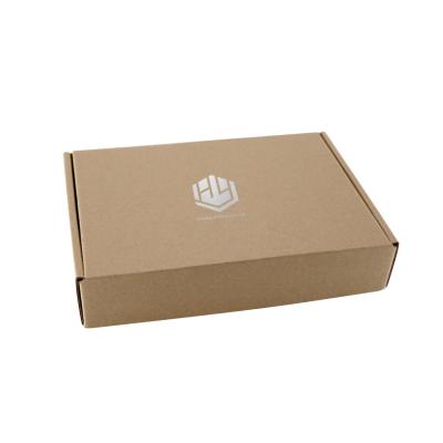 China Custom Recyclable Factory Paper Box Friendly Packaging For Clothes Simple Shipping Box Kraft Paper Shipping Box for sale