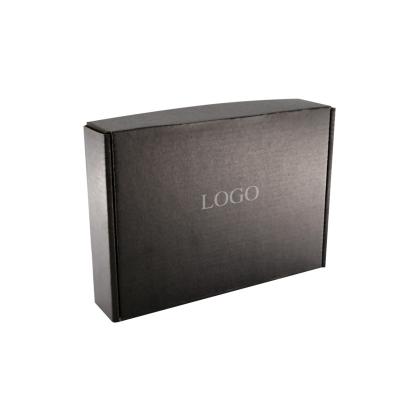 China Recyclable OEM Customized Designs Black Book Ad Box Ad Box Packaging Box Clothes for sale