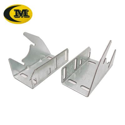 China Traditional Good Quality Customized Steel Corner Bracket And U Bracket Steel Bracket For Garage Door Connection for sale