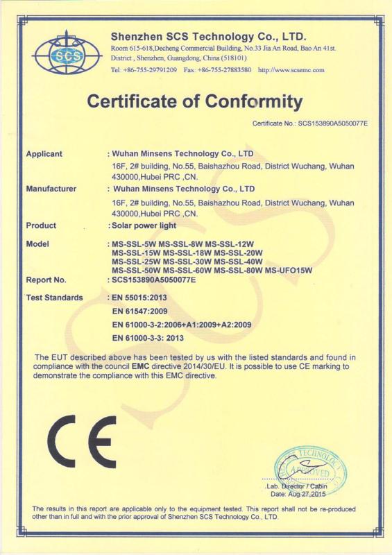 CE-EMC - MINSENS TECHNOLOGY CO., LIMITED