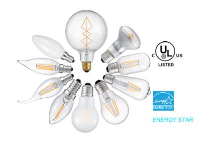 China Filament Dimmable LED Candle Bulbs Energy Saving 360° Beam Angle UL Certificated for sale