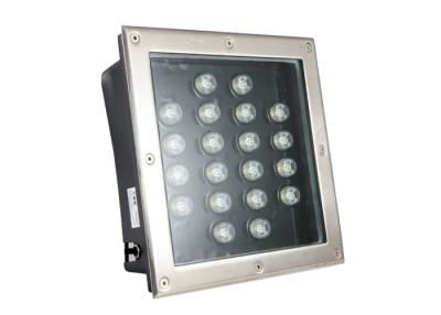 China Square LED Underground Light , Tempered Glass Underground Garden Lights CE ROHS Approved for sale