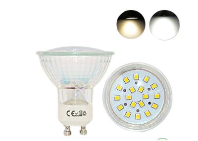 China 5W GU10 LED Spotlight Bulbs , Glass Indoor LED Spotlight Lamp 2400k 420LM 2835SMD Chips for sale