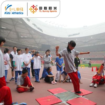 China Jumping School Sporting Goods Cross Hop Mat For Kids Athletics Training for sale