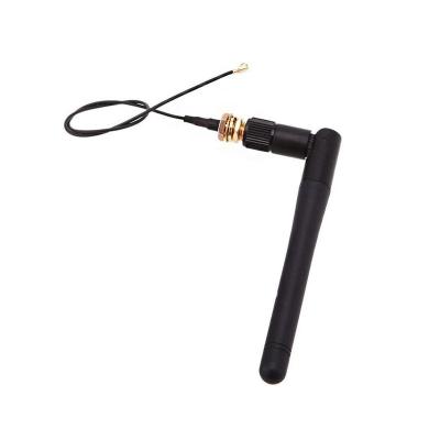 China 108mm 3dbi 2.4g SMA Truncated Antenna with SMA to IPEX Cable WL-2458E108 for sale