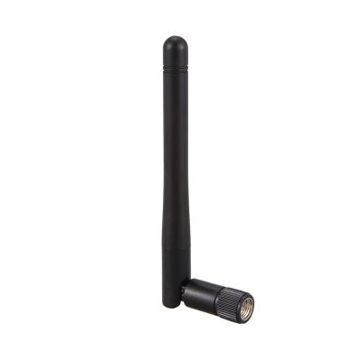 China PVC 3Dbi 433mhz GSM RP-SMA Plug Lorawan Rubber Waterproof Antenna With IPX To Small SMA Cable Extension for sale