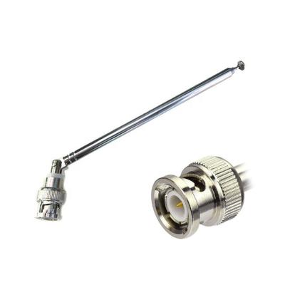 China Aluminum Folding 5 Sections Radio Factory Price Telescopic FM Antenna With BNC Connector Telescopic Antenna for sale