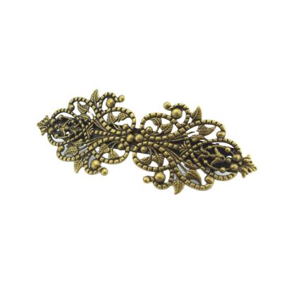 China Fashion Victorian Style Metal French Hair Clips, Retro Bronze Hair Clips, Ladies and Girls Hair Accessories for sale