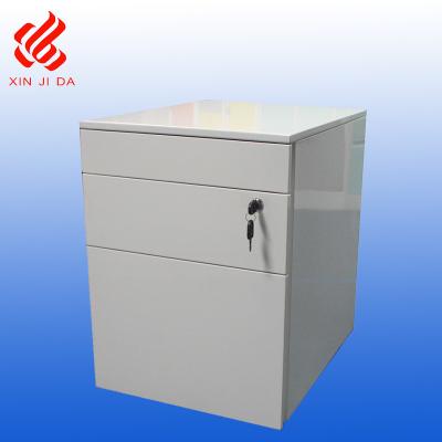 China Contemporary High Quality Steel Office Furniture 3 Drawer Mobile Metal Filing Pedestal Cabinet for sale