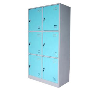 China Mordern School 6 Door Storage Cabinet for sale