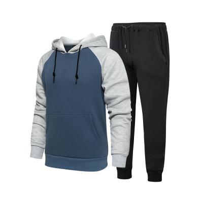 China Men's Breathable Hoodie OEM Clash Hoodie Clash Hoodie Plain Two Piece Set Pants for sale