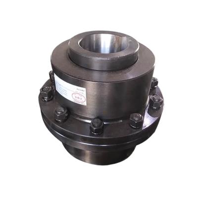 China Garment shops made type GIICL7 curved rubber gear couplings, flexible gear coupling, drum gear shafts coupling for sale