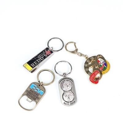 China Custom Promotional Eco-friendly 3D Logo Cartoon Painting Cute Animal Personalized Soft PVC Key Chain for sale