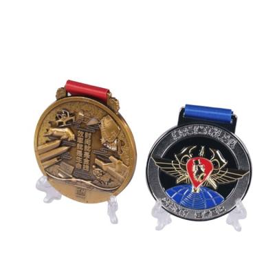 China All Country Medal Design 2D 3D Metal Gift Maker Dogs Animal Medal for sale