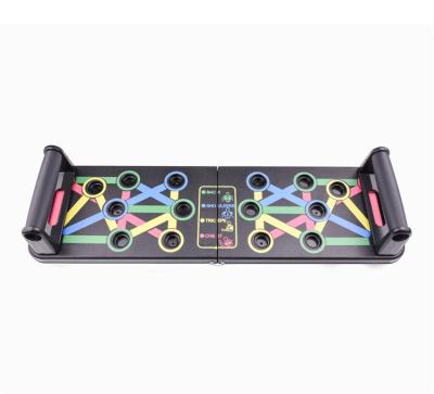 China Universal Home Workout Equipment 14 in 1 Multifunctional Push Up Bar Fitness Floor Chest Muscle Exerciser Strength Arm Raise Board for sale