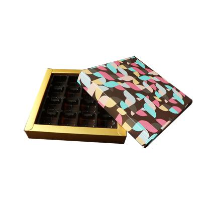 China Recycled Materials Wholesale Custom Luxury Exquisite Hard Chocolate Display Box Chocolate Packaging Box for sale