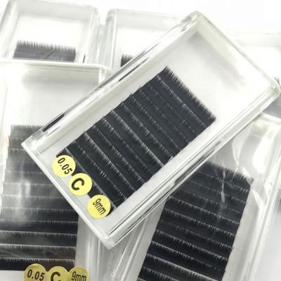 China Wholesale Magnetic 0.05mm J/B/C/CC/D Super Flexible Seller Private Label False Eyelashes Magnetic False Eyelashes Extension for sale