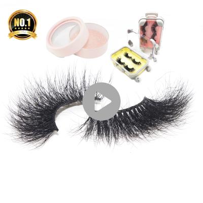 China Super Flexible Custom Logo Brand Eyelash Box Cases Packaging Own Brand 25mm Dramatic Mink Lashes3d Eyelash Wholesale Seller for sale