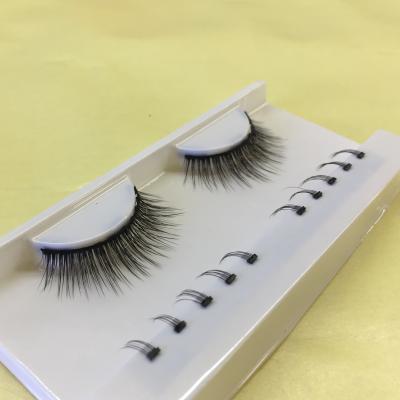 China Wholesale 5 Magnetic False Mink Eyelashes 10 Magnets 3d Eyelashes With Magic Adhesive Eyeliner for sale