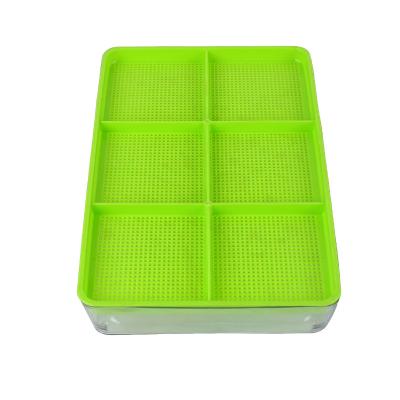 China Hot Selling High Quality Not Easily Deformed Staceable Tray For Sprouting Seedling Plant Nursery for sale