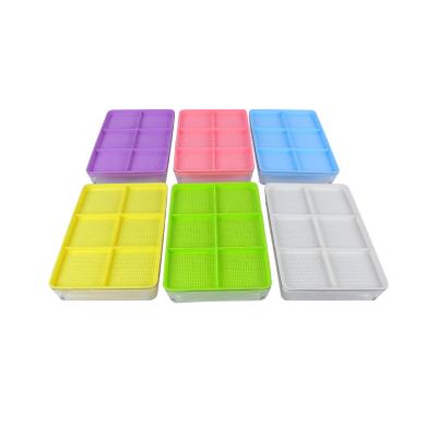 China Special Price Not Easily Deformed Crib Grows Plastic Seed Tray Yelloew for sale