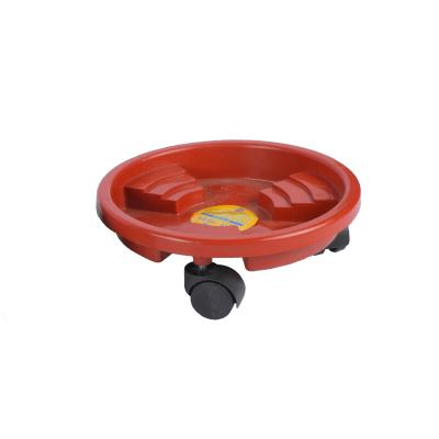 China Factory direct sales not easily deformed steering plant flower pot wheel rack for sale