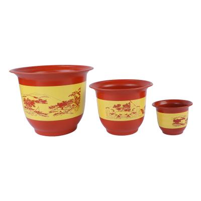 China Cheap not easily deformed factory direct supply for big sale cemetery plastic flower pots for sale