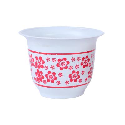 China Not Easily Deformed Latest Design Manufacturer Promotional Plastic Flower Pot for sale