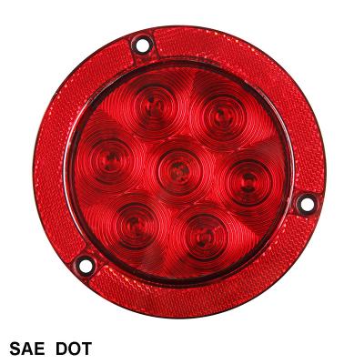 China 4 Inch Round LED Light Stop/Tail/Turn, LED Tail Lamp STT Truck Trailer DOT SAE DM/DMM Series Multi Voltage 4