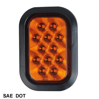 China Rectangular LED Tail Light, STOP/TURN/TAIL E-Mark Tail Light 107412A for sale