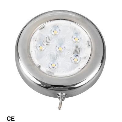 China Outdoor Mount 4 Inch LED Puck Light With Switch 12V LED Ceiling Puck Light With Switch For N Marine Vehicle for sale