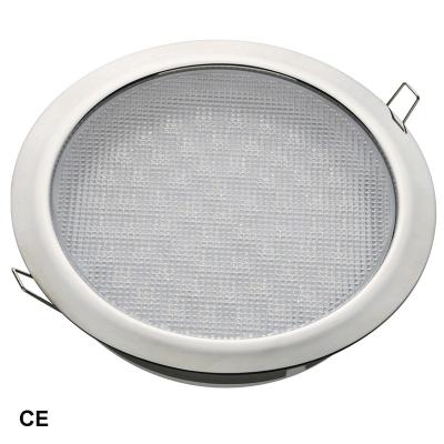 China Interior Dome Light 6 Inch LED Down Light Recessed Mount , Low Profile 12v Marine Led Ceiling Dome Light for sale