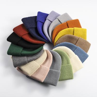 China COMMON Winter Hats For New Woman Beanies Knitted Fluorescent Hood Ladies Autumn Female Beanie Hats Warmer Girls Casual Cap for sale