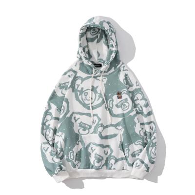 China Anti-pilling women's hoodies fleece TIE DYED print hip hop clothing custom embroidery logo good quality for sale