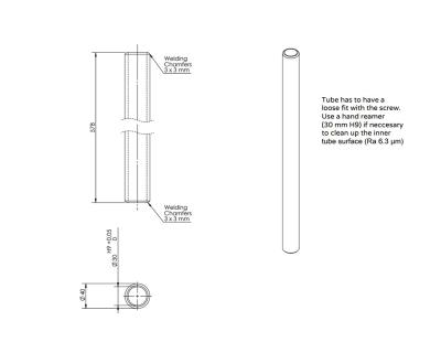 China Plastic Recycling Barrel For 30mm Diameter Extrusion Screw For Precious Plastic Project for sale