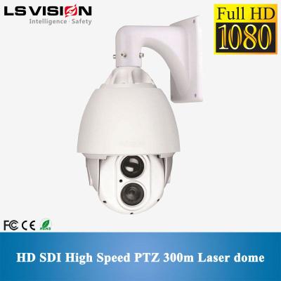 Cina Macchina fotografica ad alta velocità della cupola di HD SDI PTZ IR, macchine fotografiche piene del CCTV IR di 1080p HD con il laser di 300m IR in vendita